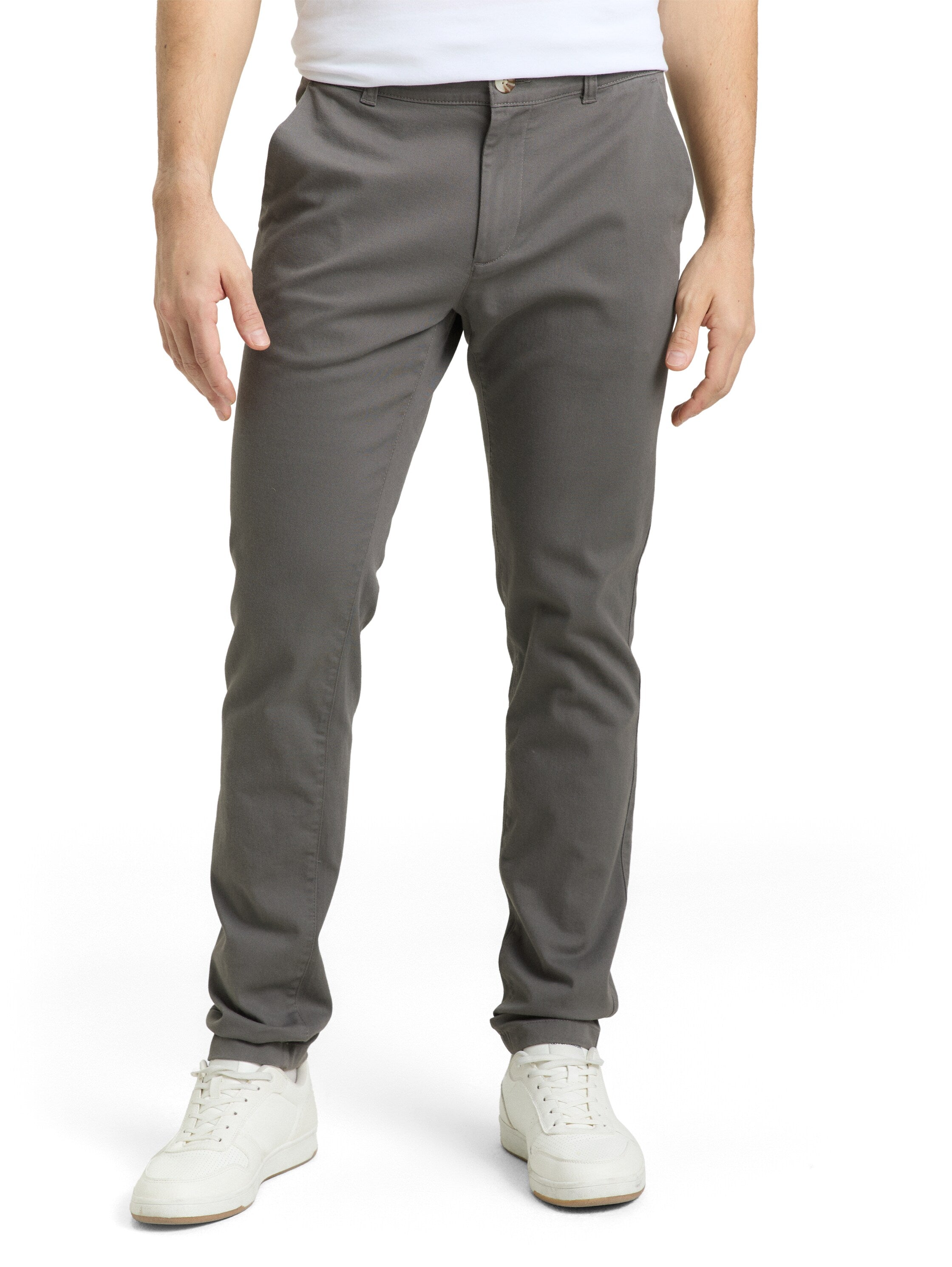 Tom Tailor Grey Chino Trousers