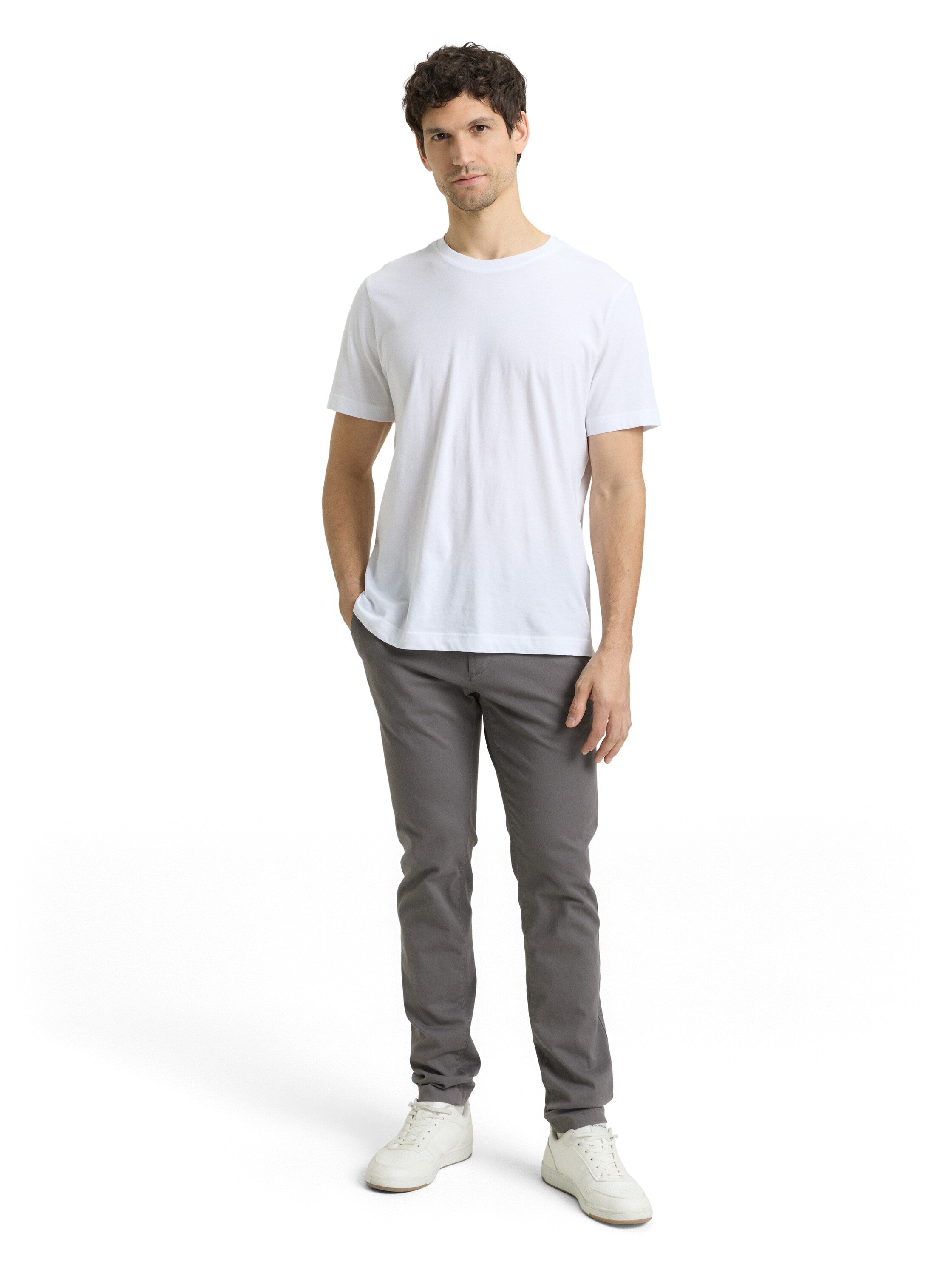 Tom Tailor Grey Chino Trousers