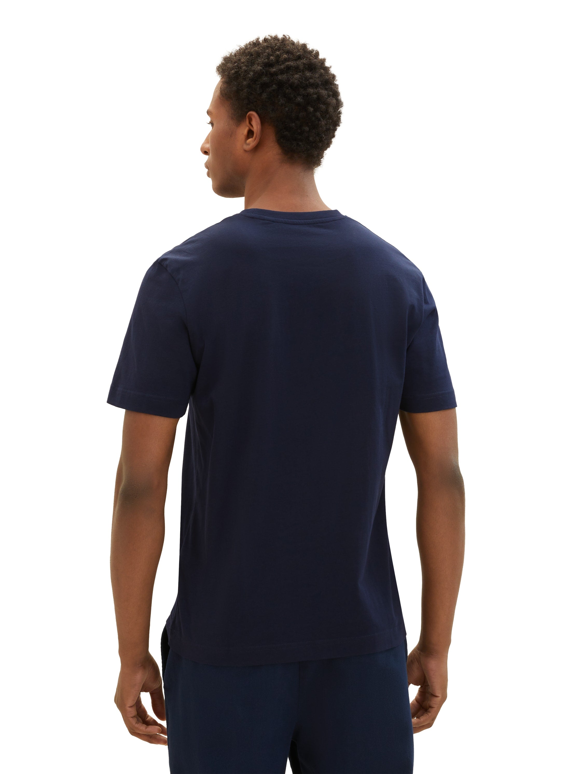 Tom Tailor Navy T-Shirt with a Print