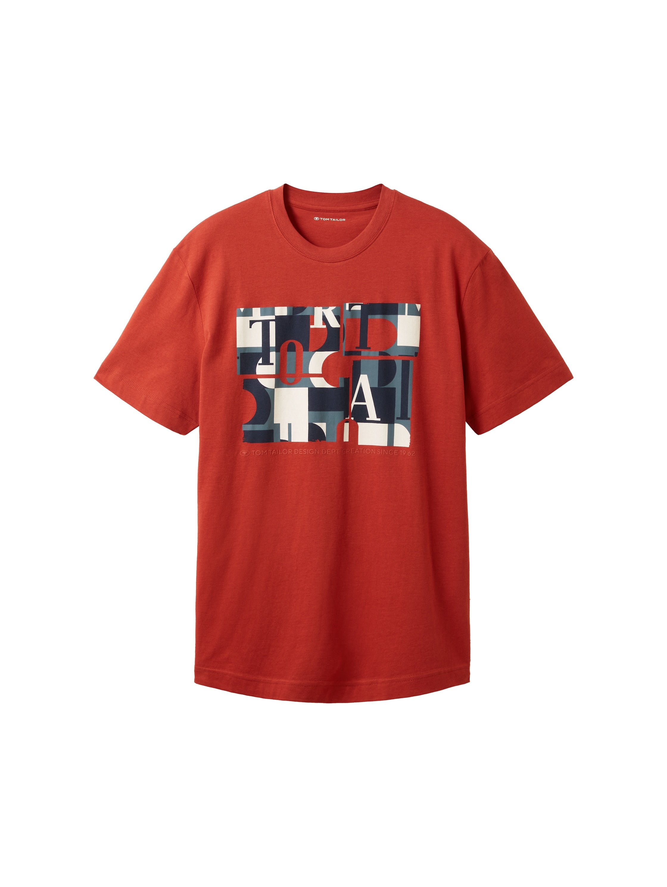 Tom Tailor Orange T-Shirt with a Print