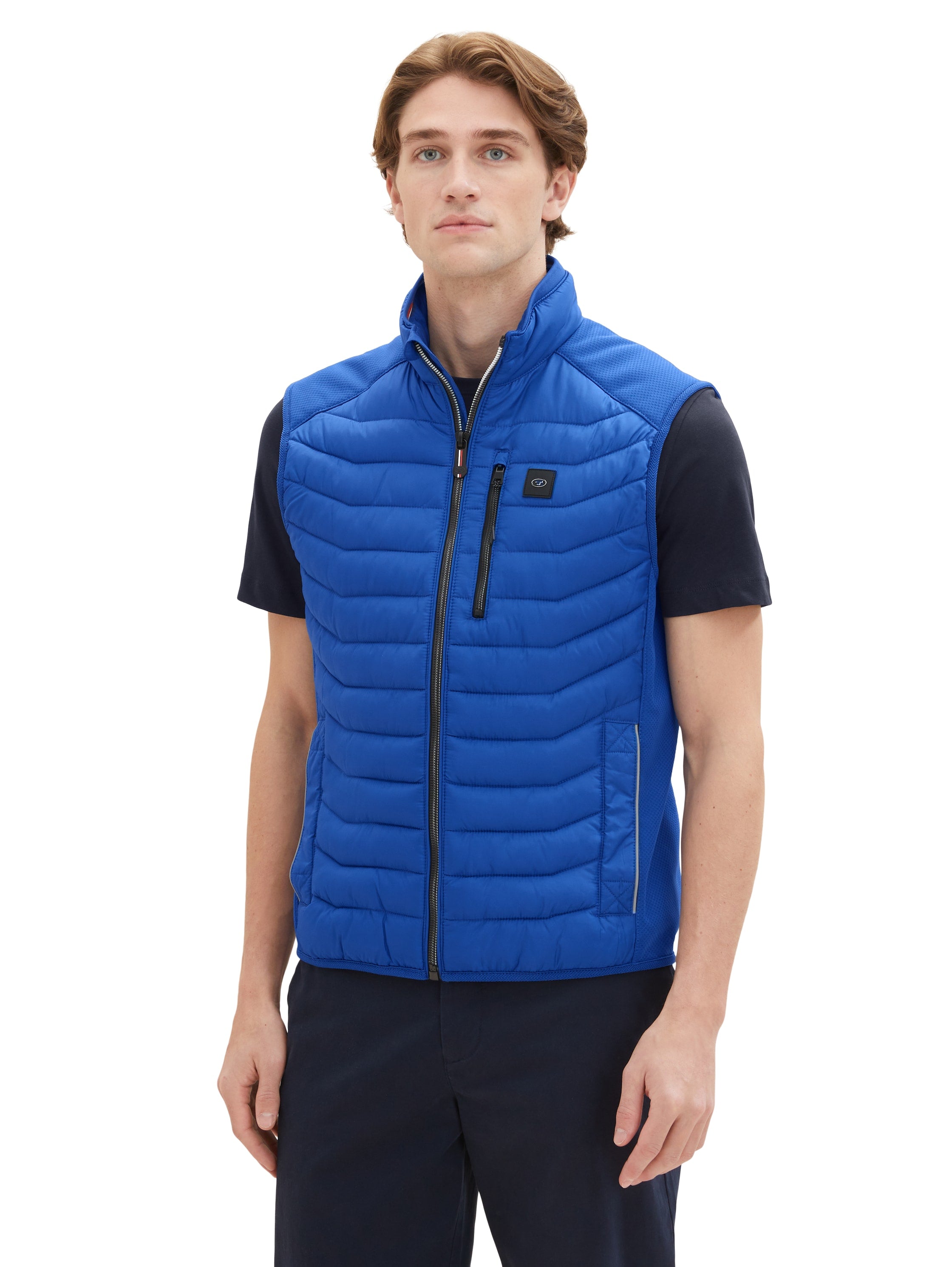 Tom Tailor Blue Hybrid Vest