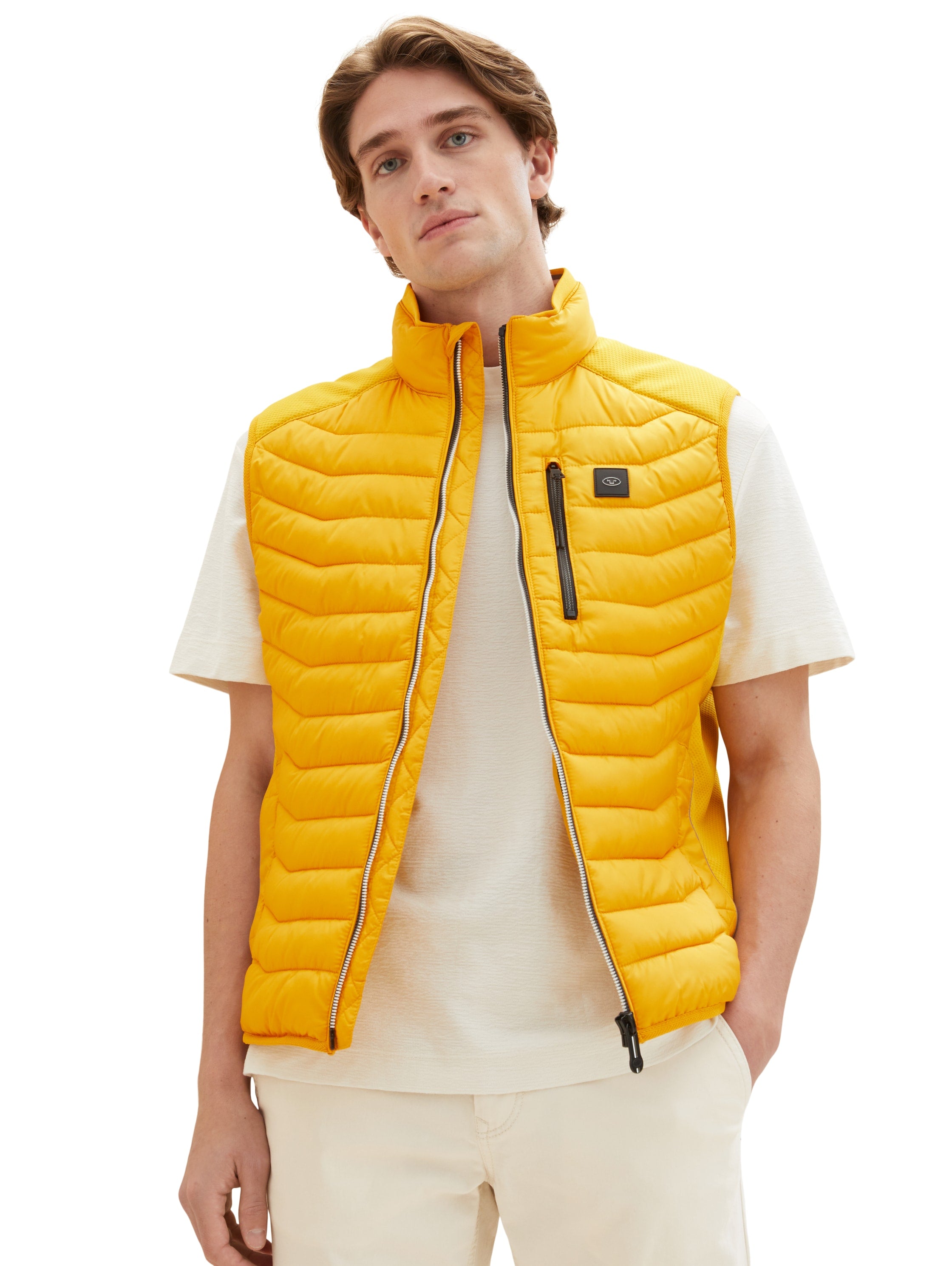 Tom Tailor Yellow Hybrid Vest