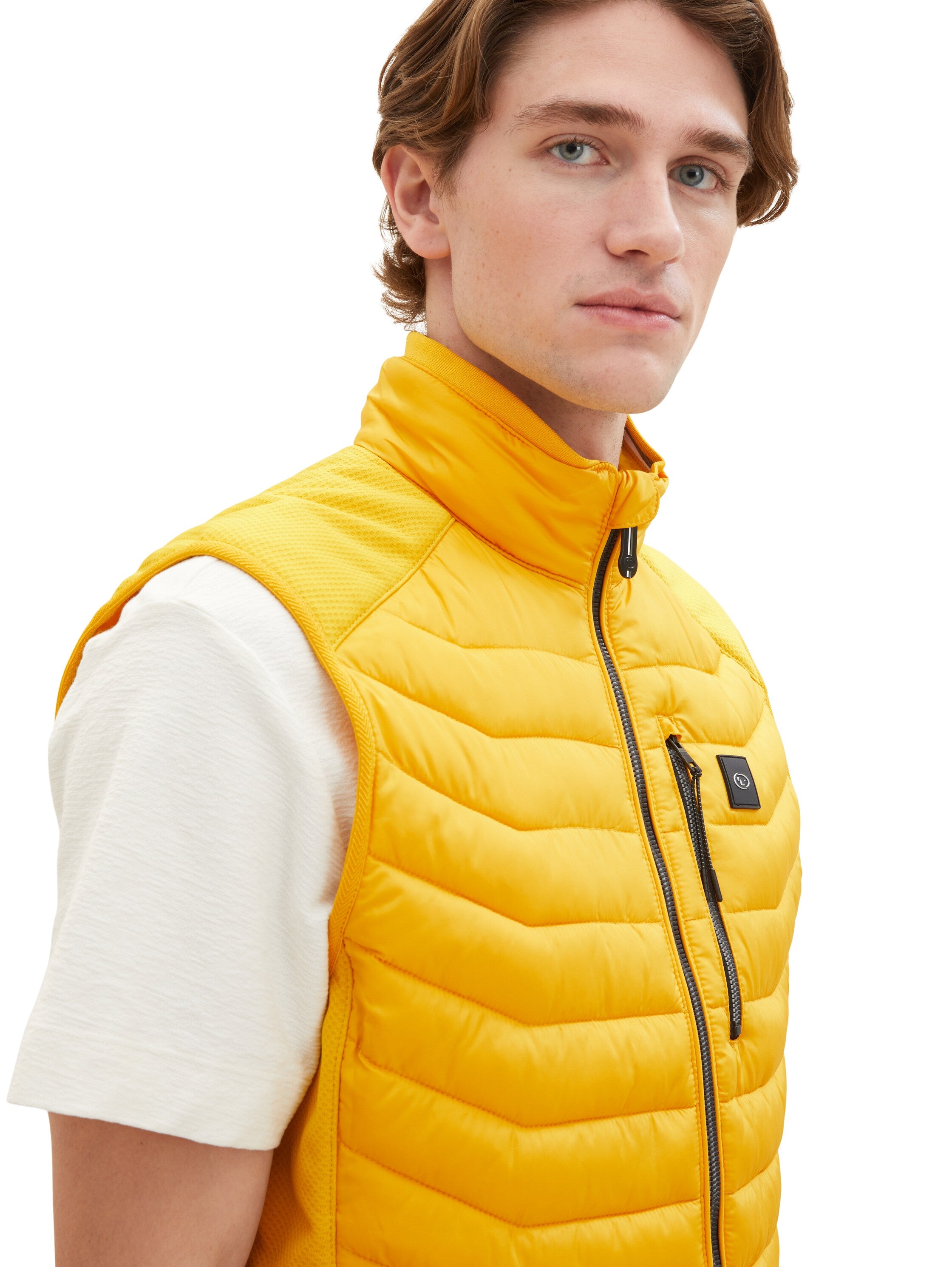 Tom Tailor Yellow Hybrid Vest