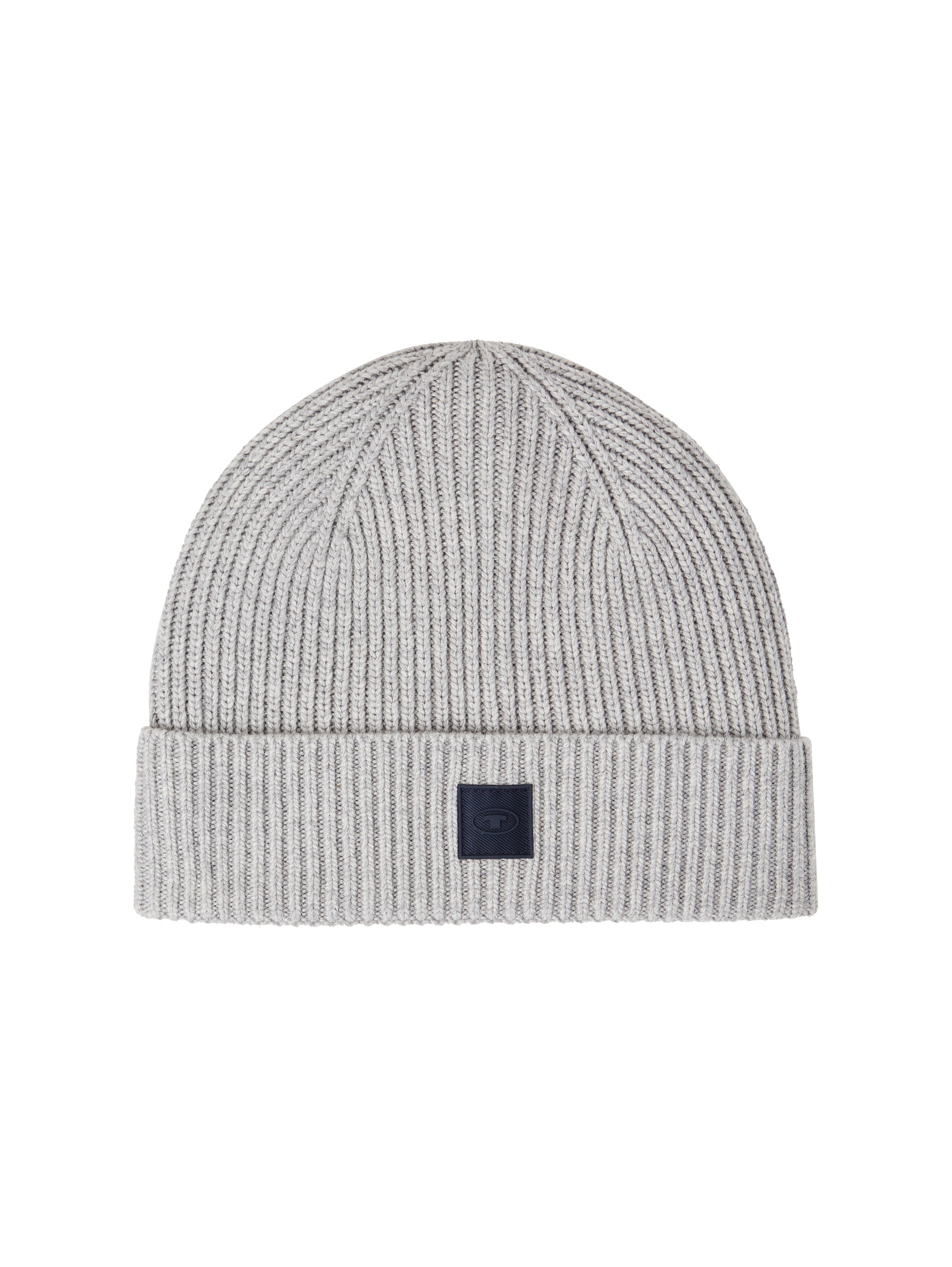 Tom Tailor Ribbed Grey Knitted Beanie