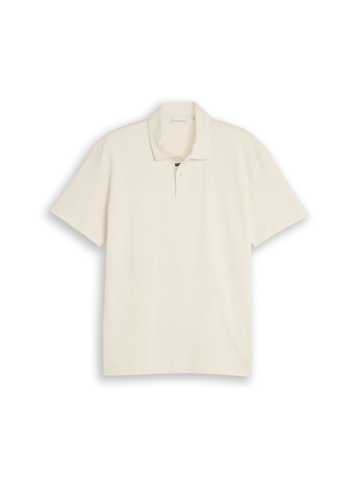 Tom Tailor Gardenia White Short Sleeved Polo