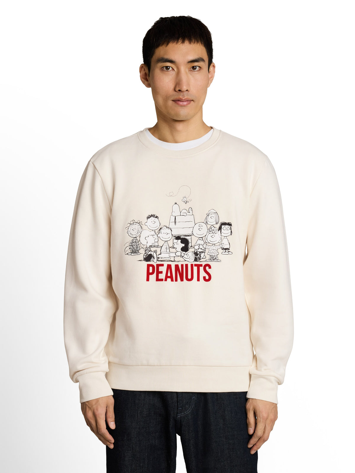 Tom Tailor White Sweatshirt with Snoopy print