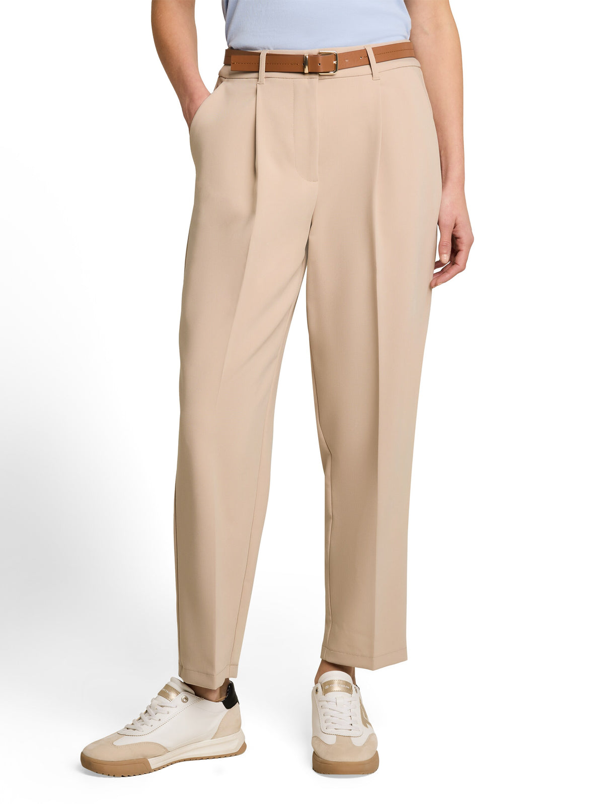 Tom Tailor Beige with Slanted Side Pockets