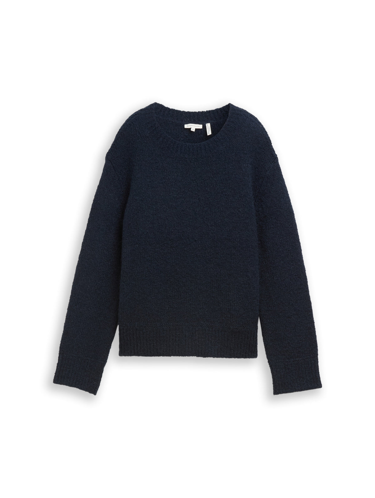Tom Tailor Sky Captain Blue Knitted Jumper with Wool Blend