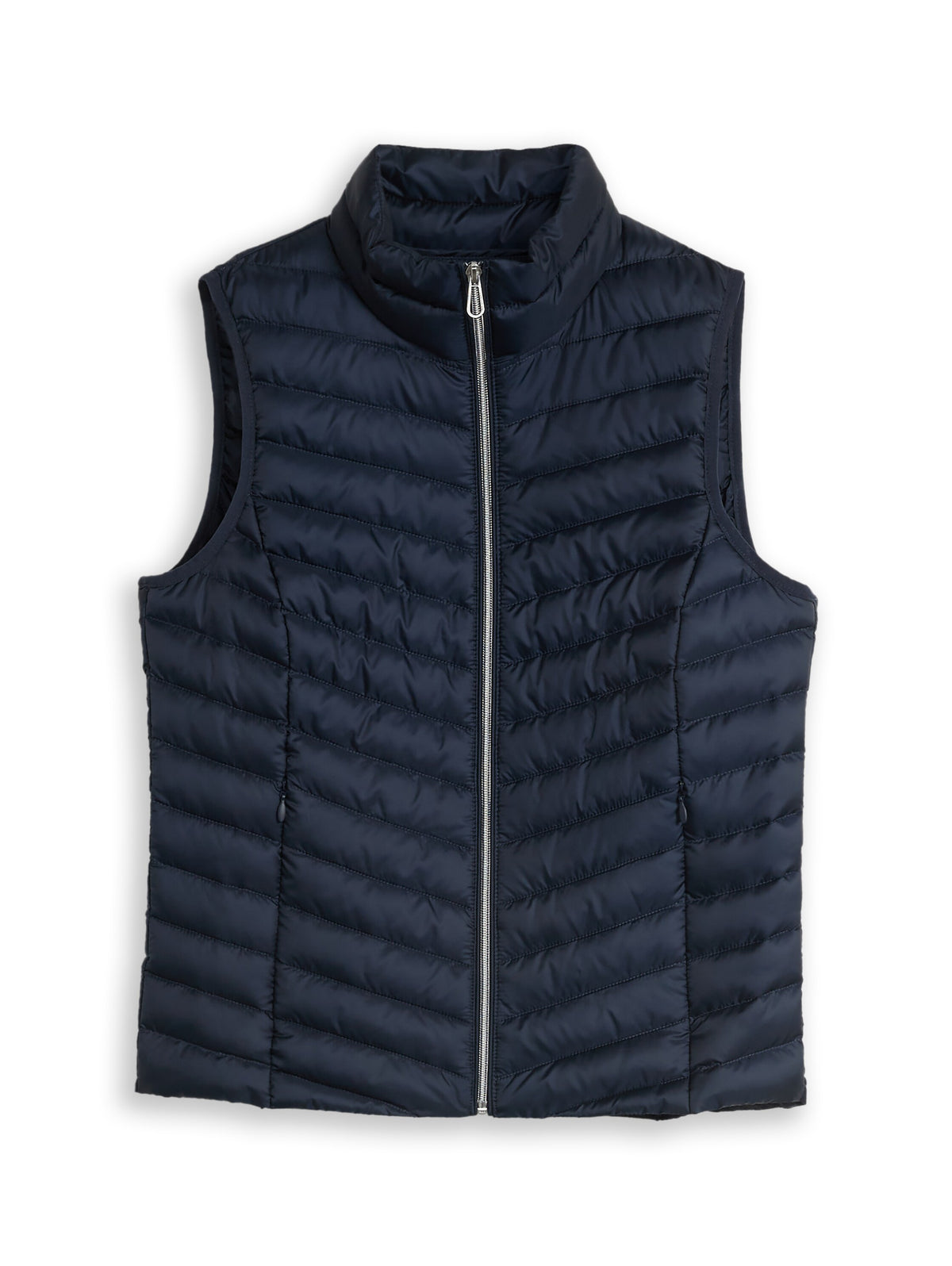 Tom Tailor Navy Vest Optimal Fit and High Wearing Comfort