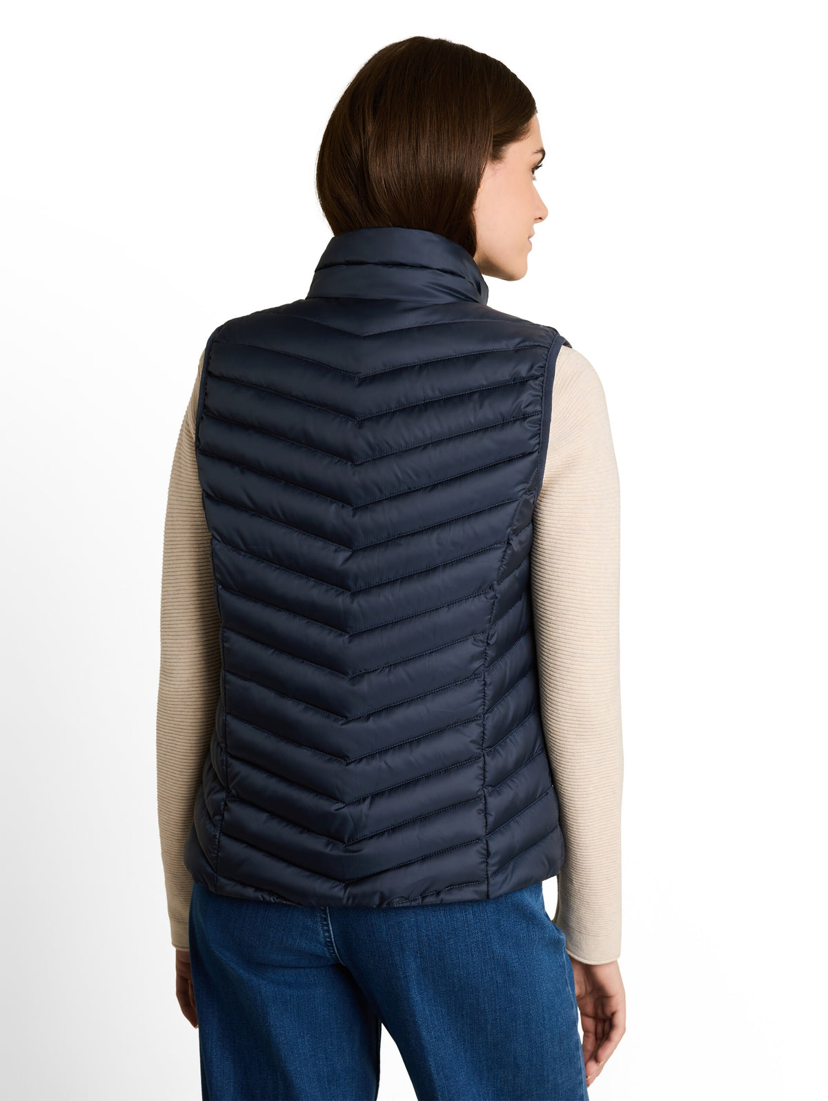 Tom Tailor Navy Vest Optimal Fit and High Wearing Comfort