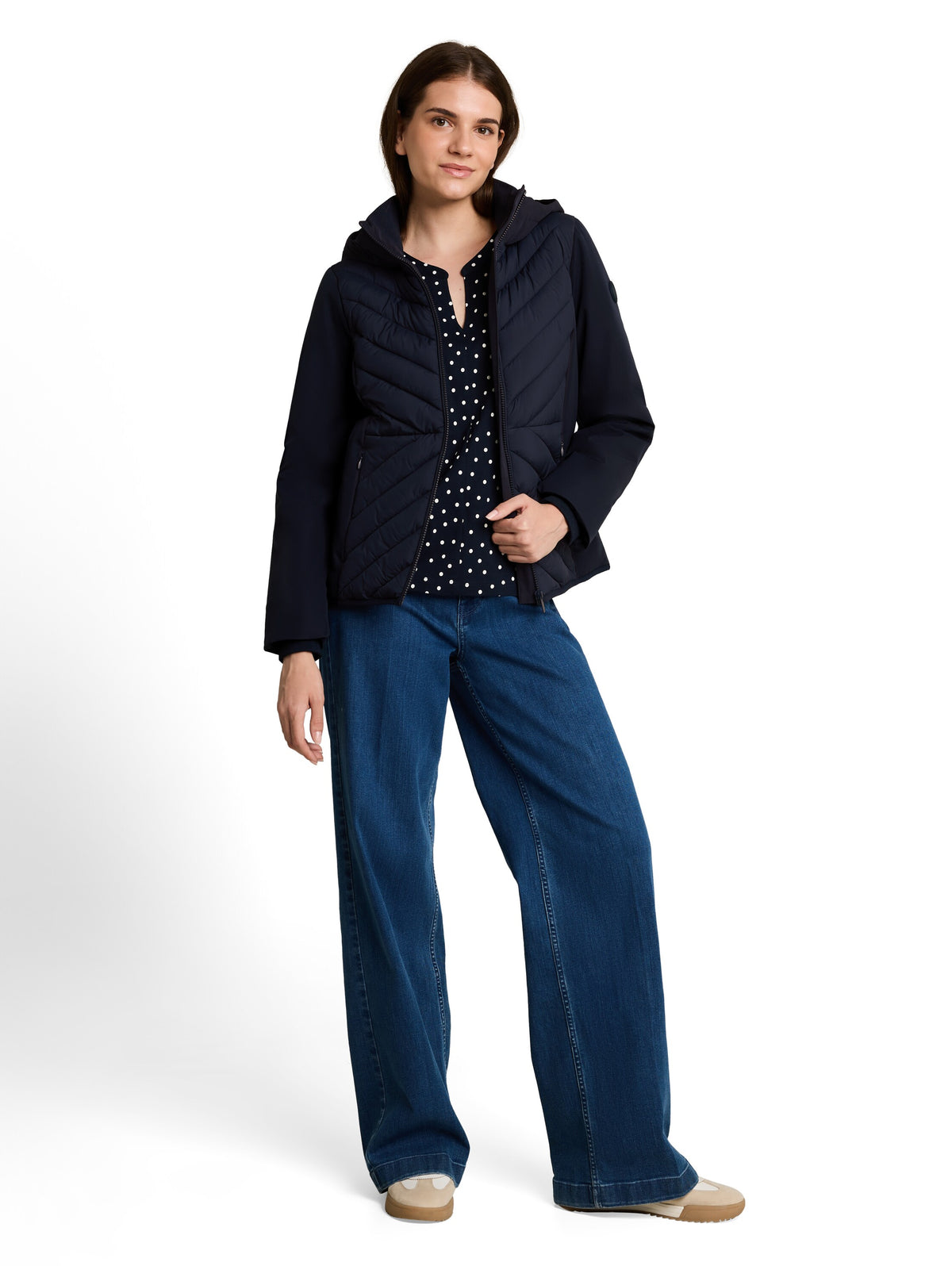 Tom Tailor Navy Long Sleeve With Side Pockets
