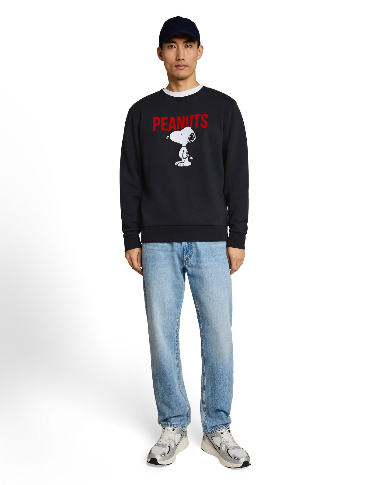 Tom Tailor Sky Blue Sweatshirt with Snoopy print