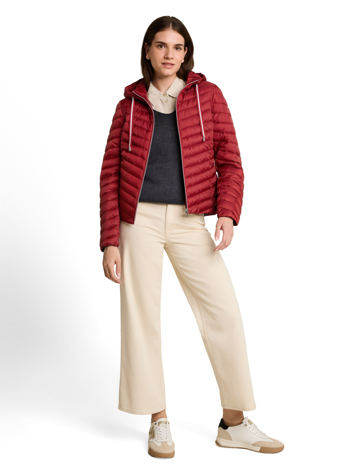 Tom Tailor Red Jacket Optimal Fit and High Wearing Comfort