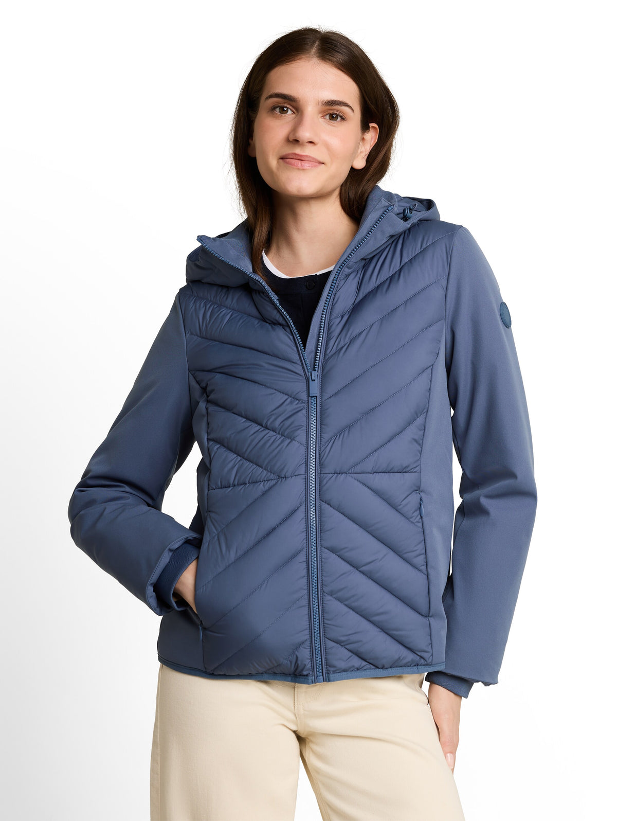 Tom Tailor Blue Long Sleeve With Side Pockets