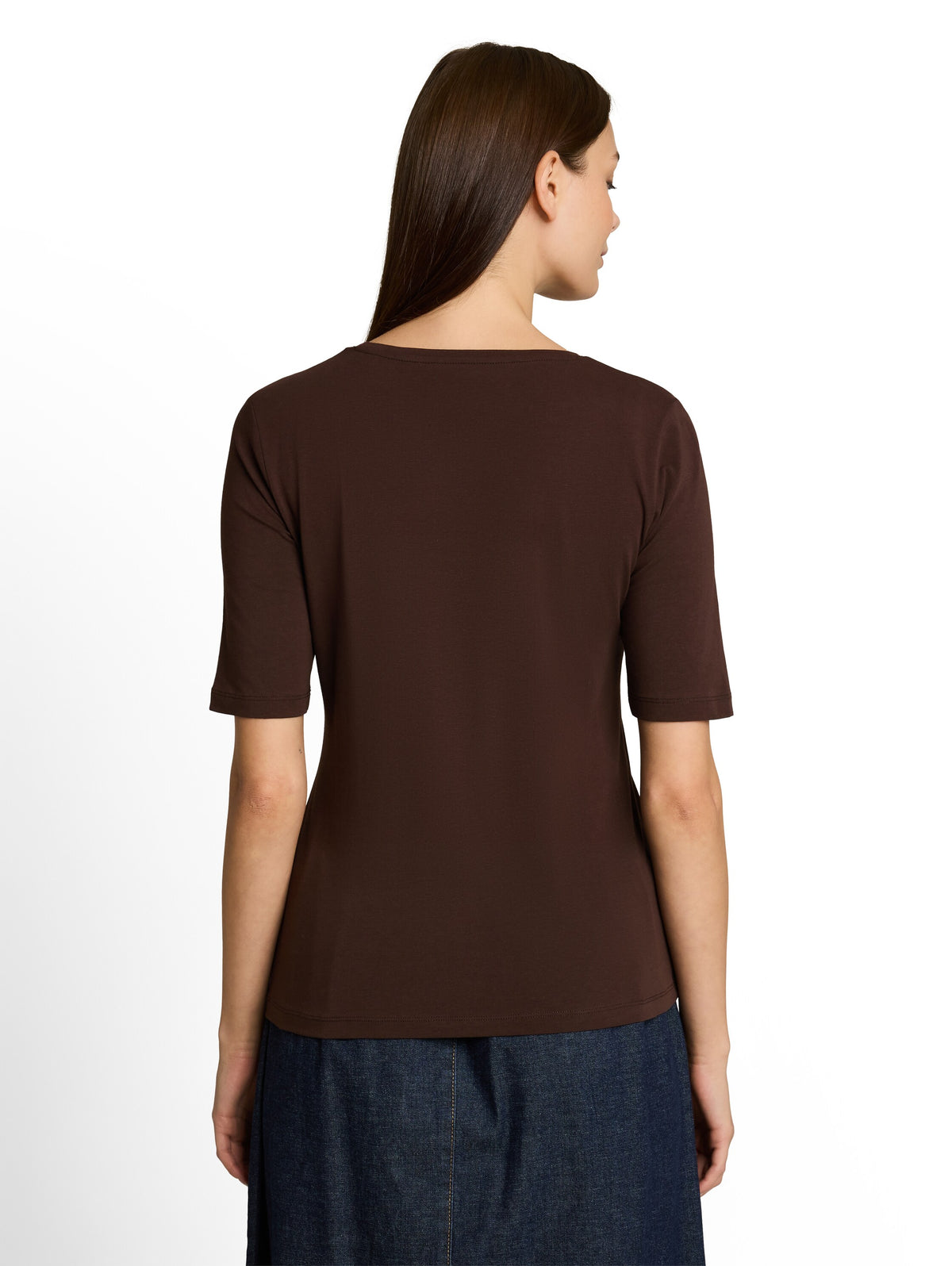Tom Tailor Brown Slim-fit T-shirt With Print