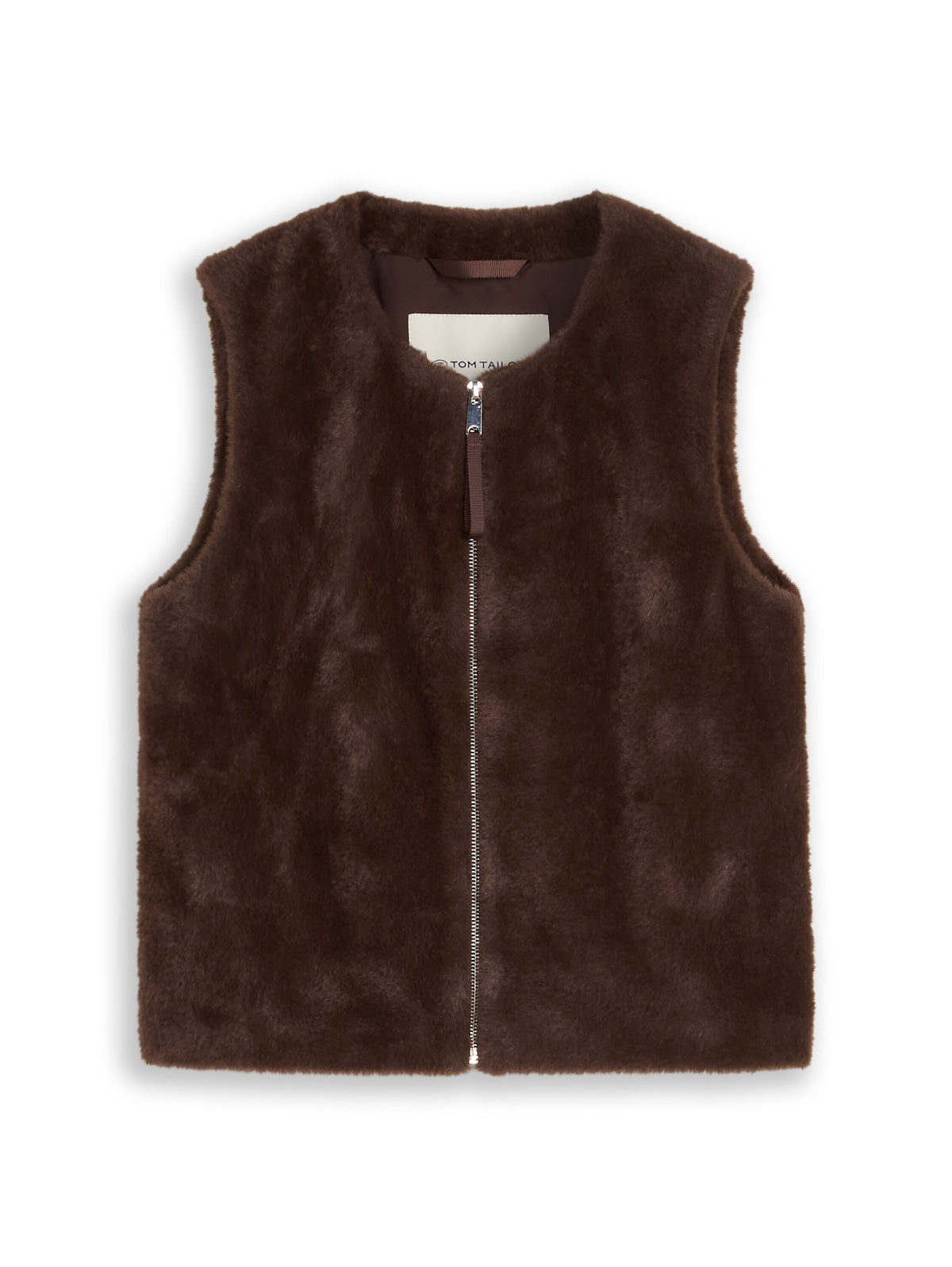Tom Tailor Brown Gilet with Pockets