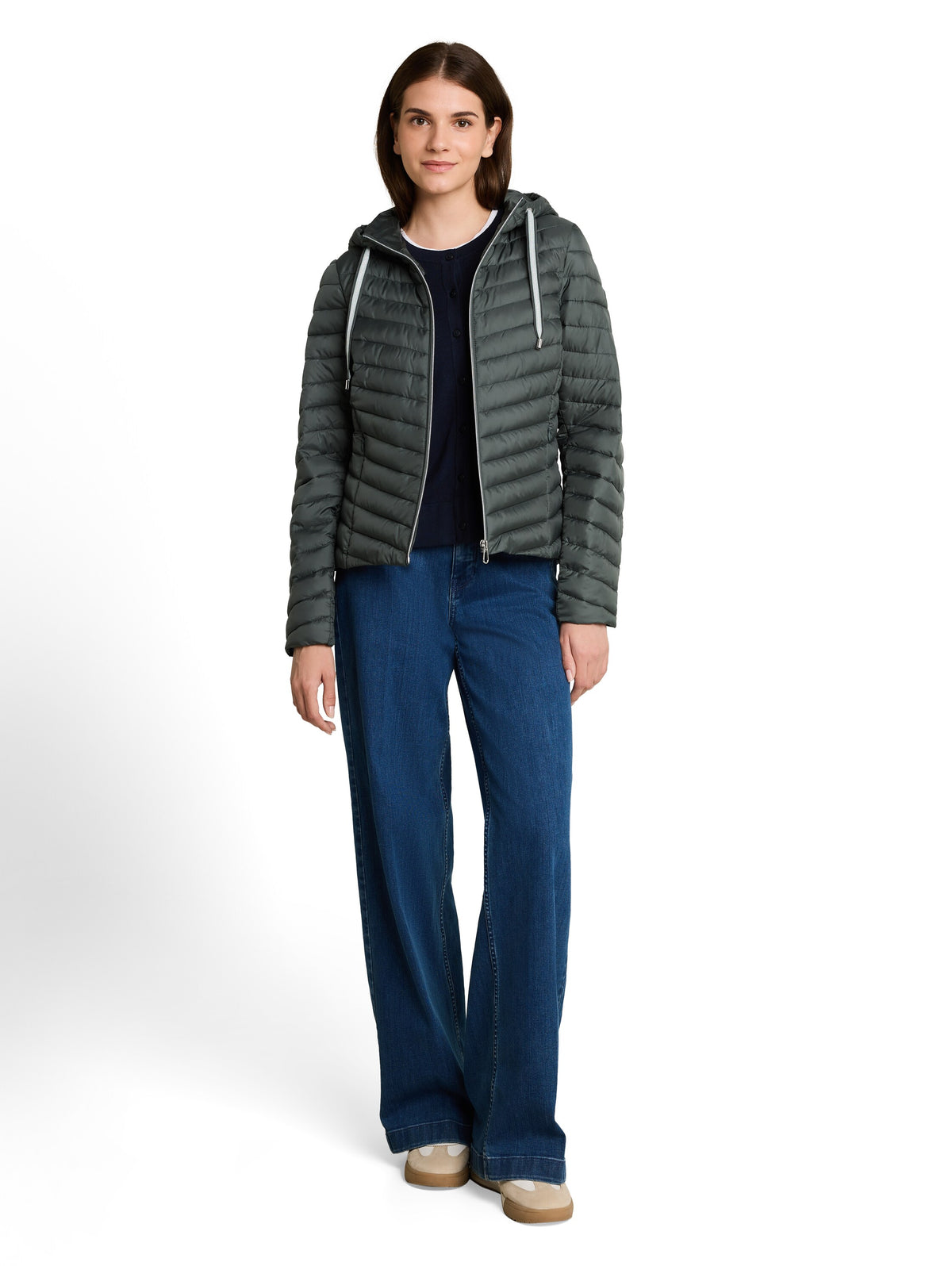 Tom Tailor Darkest Olive Jacket Optimal Fit and High Wearing Comfort