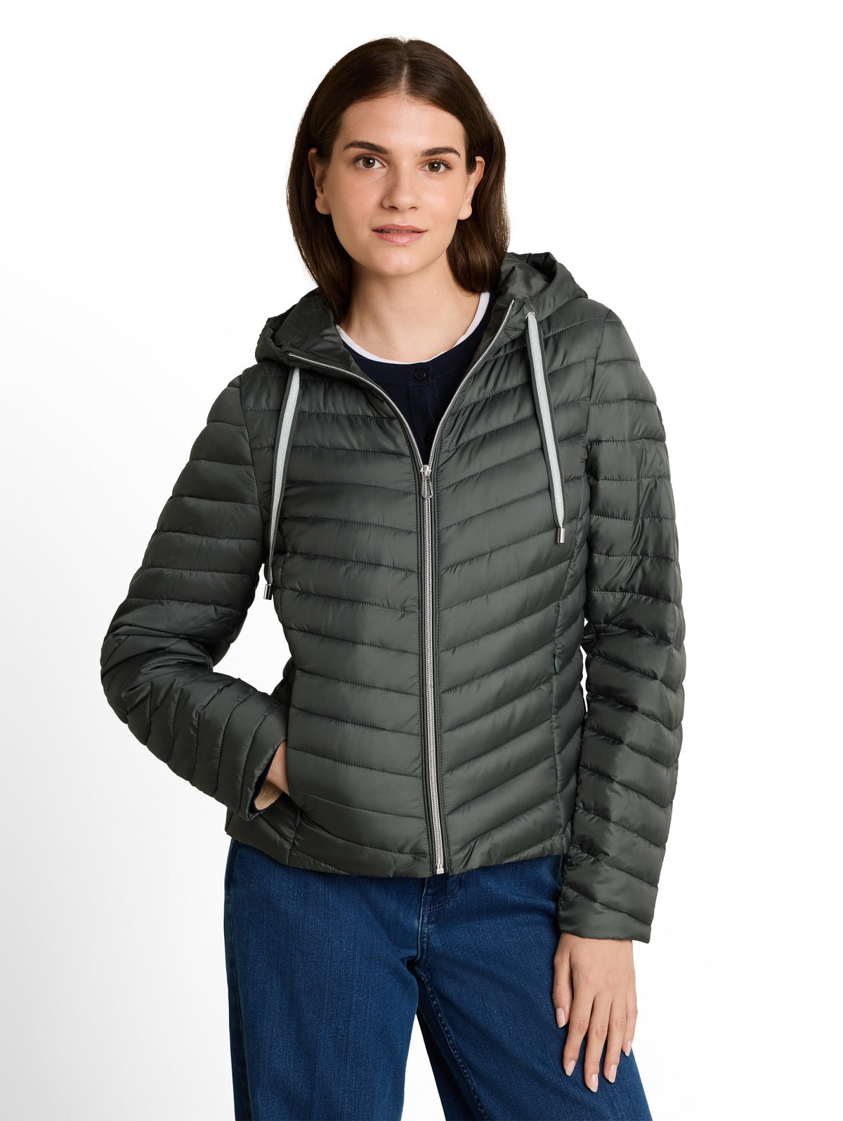 Tom Tailor Darkest Olive Jacket Optimal Fit and High Wearing Comfort