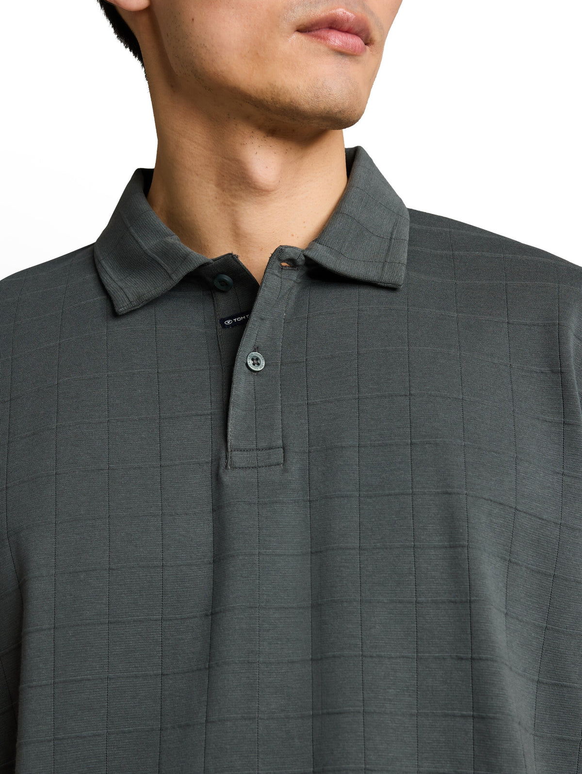 Tom Tailor Darkest Olive Short Sleeved Polo