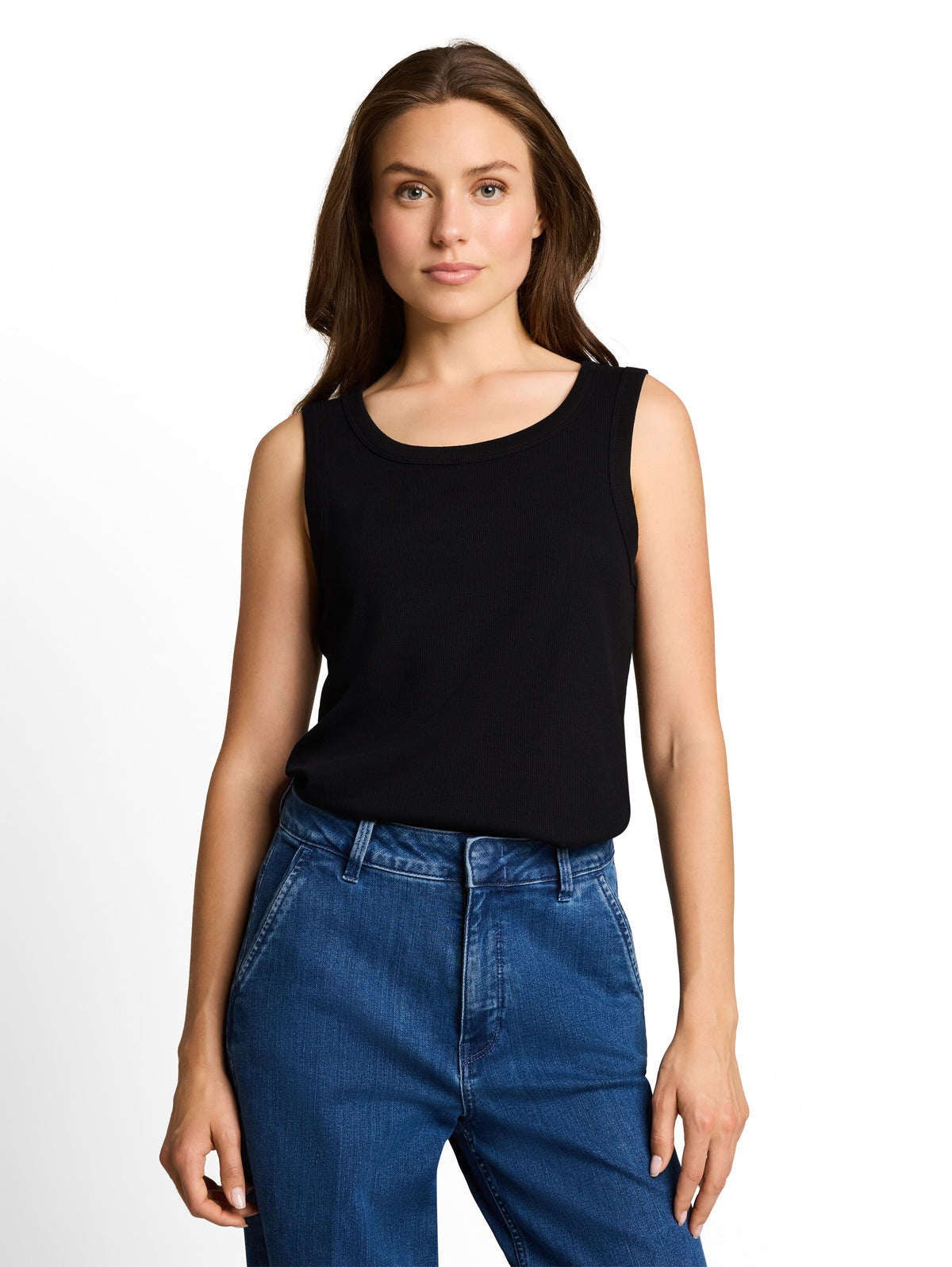 Tom Tailor Black Sleeveless Top
