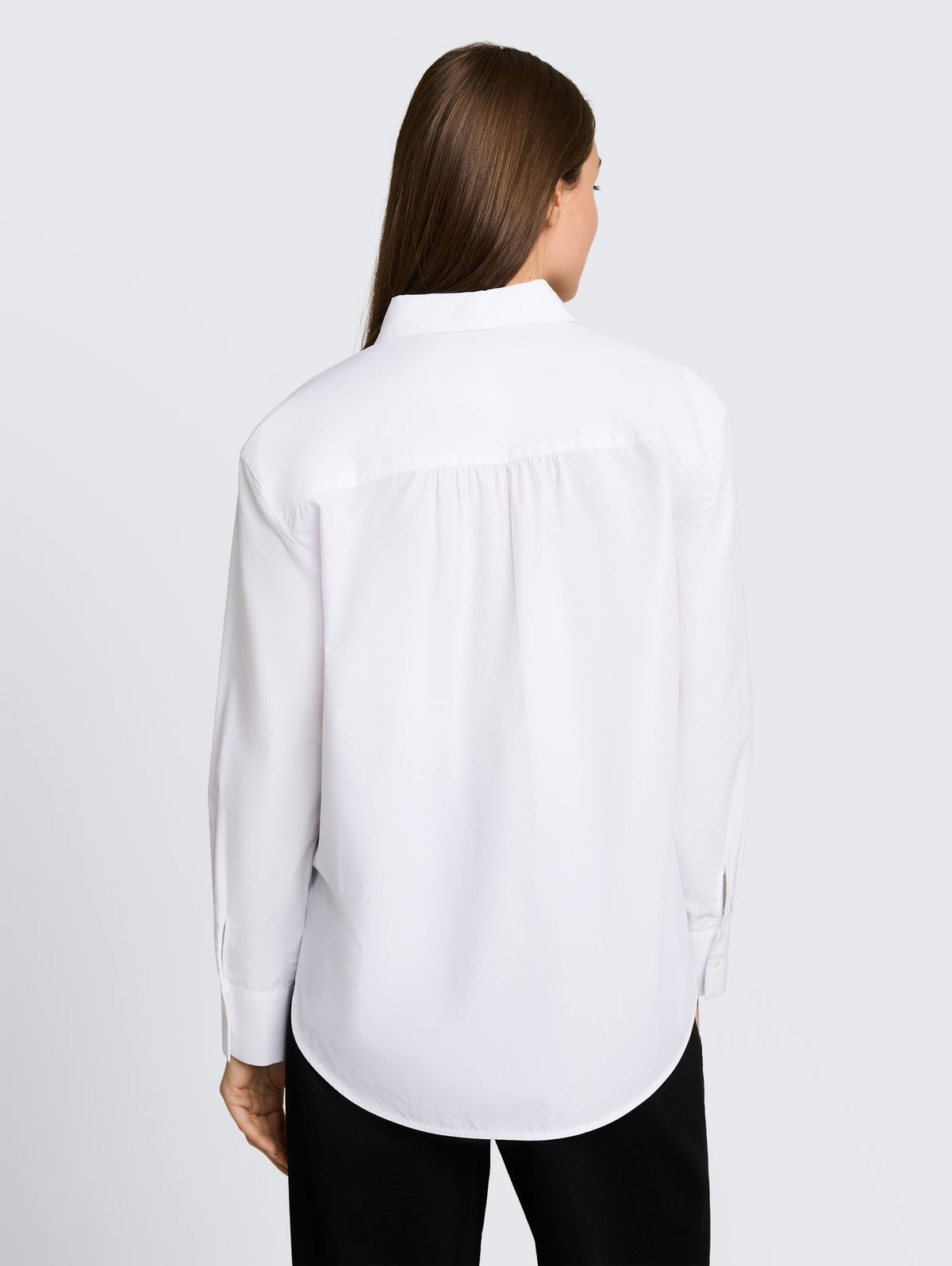 Tom Tailor White Loose Fit Poplin Shirt Blouse