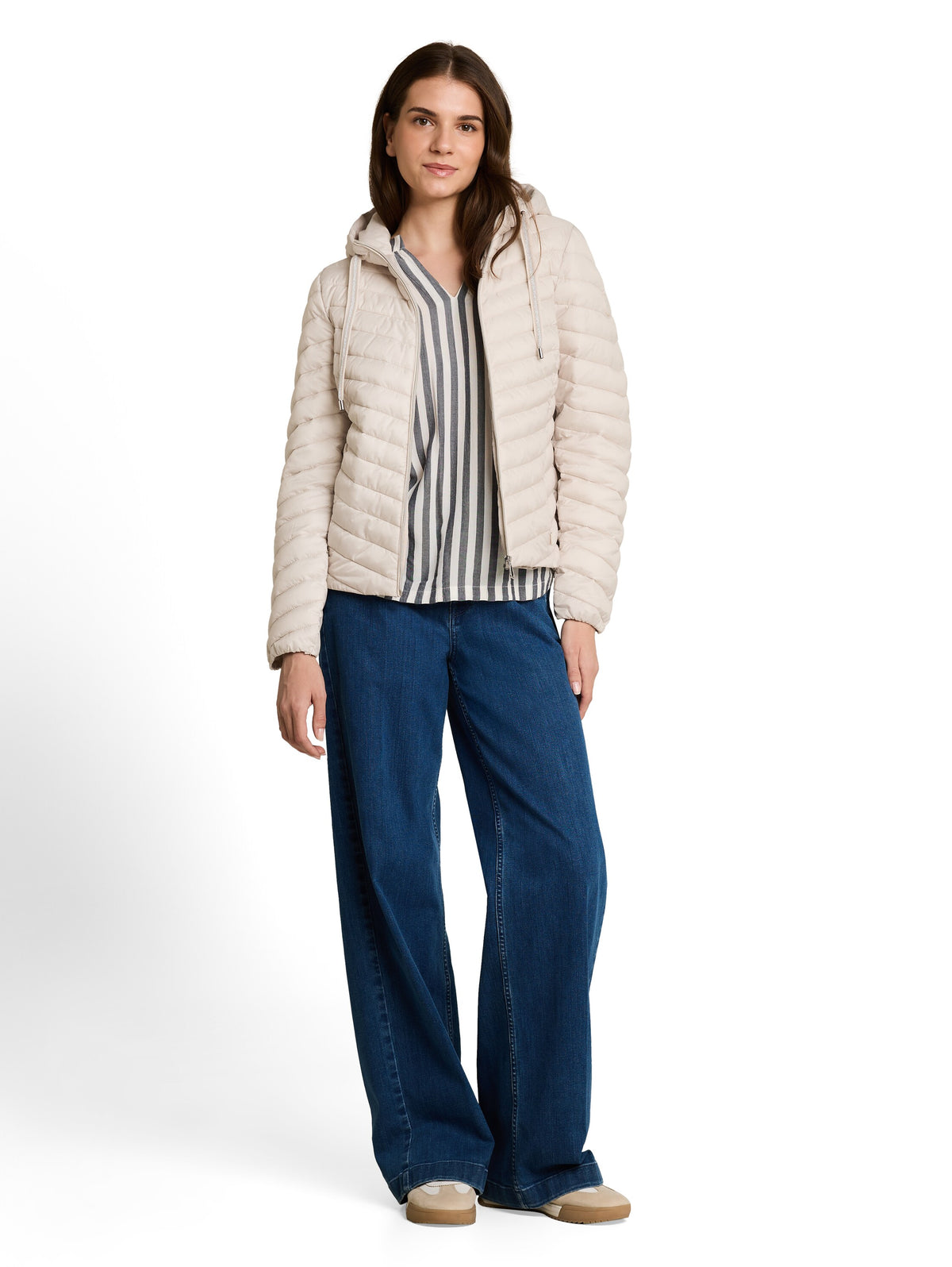Tom Tailor Beige Jacket Optimal Fit and High Wearing Comfort