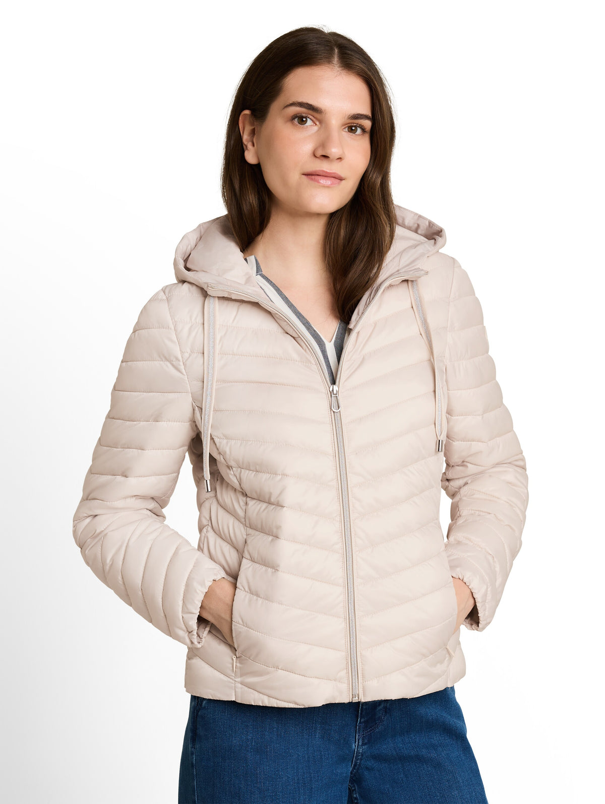 Tom Tailor Beige Jacket Optimal Fit and High Wearing Comfort