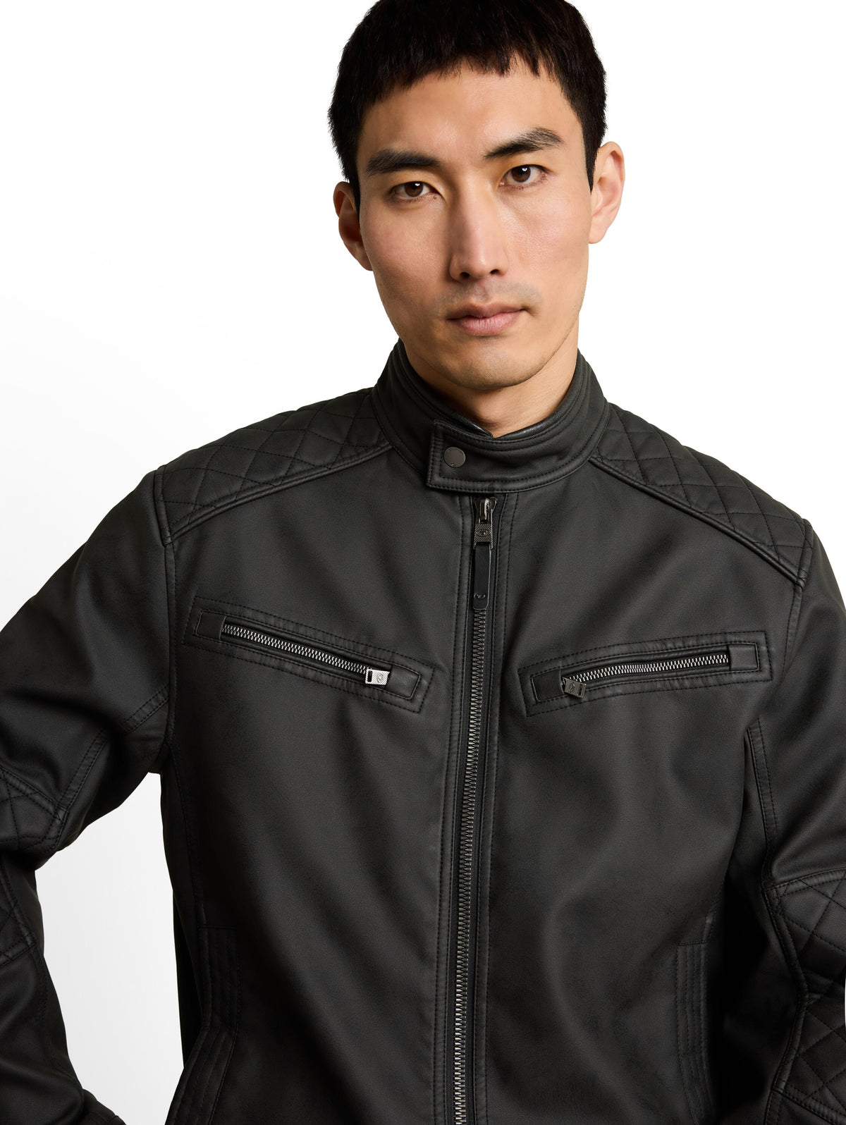 Tom Tailor Black Regular Fit Long Sleeved Jacket