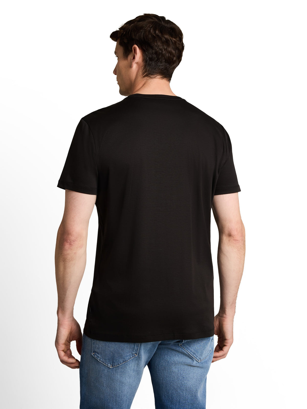 Tom Tailor Black Plain-coloured T-shirt