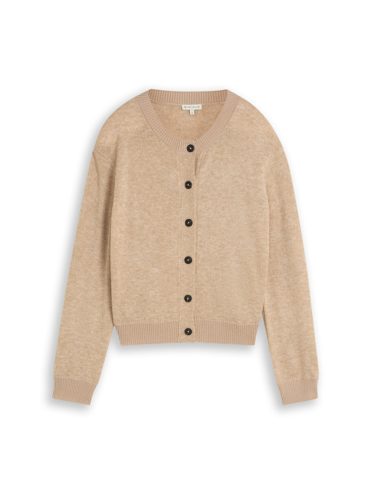 Tom Tailor Long Sleeved Beige Cardigan