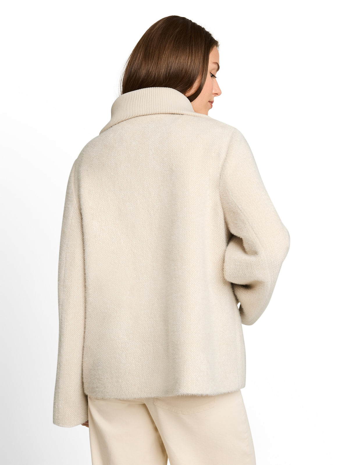 Tom Tailor Beige Cosy Jacket With Pockets