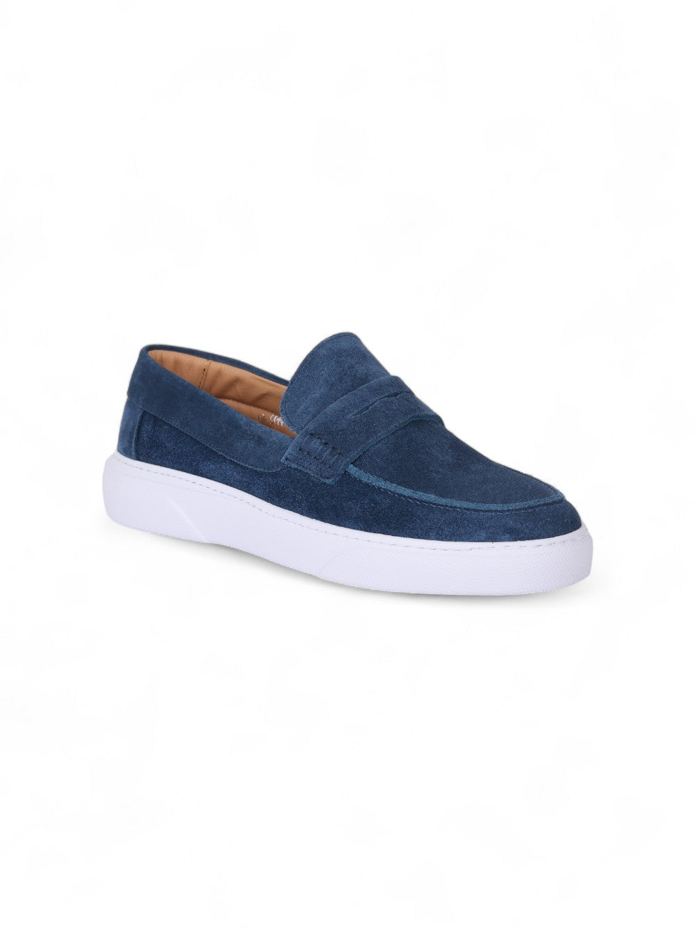 Stylish Slip On Moccasin Navy Shoes