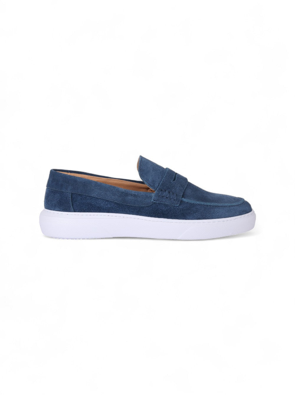 Stylish Slip On Moccasin Navy Shoes