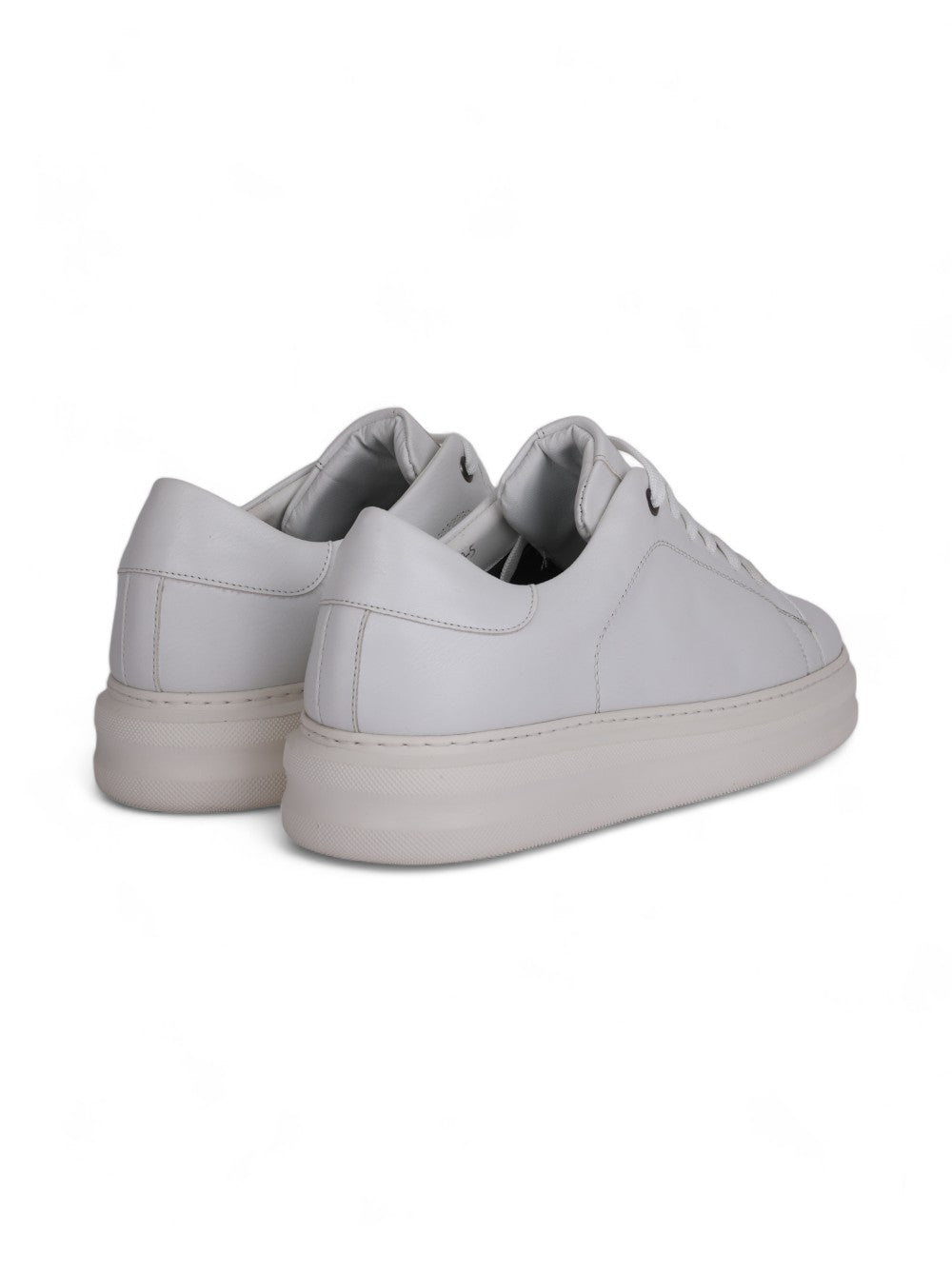 White Casual Leather Shoes