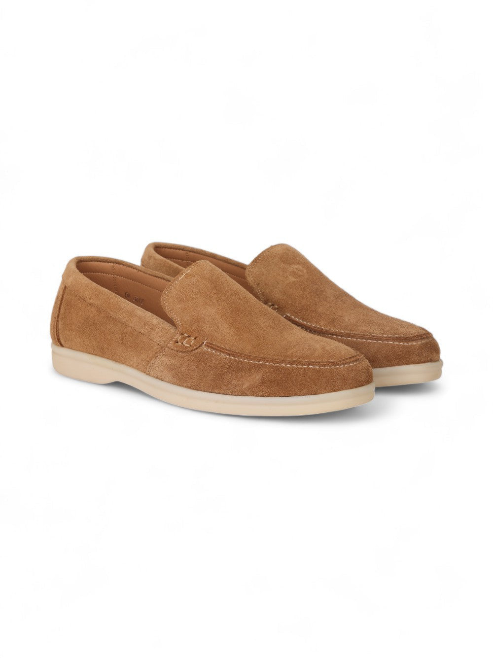 Flat Low Beige Moccasin Casual Shoes