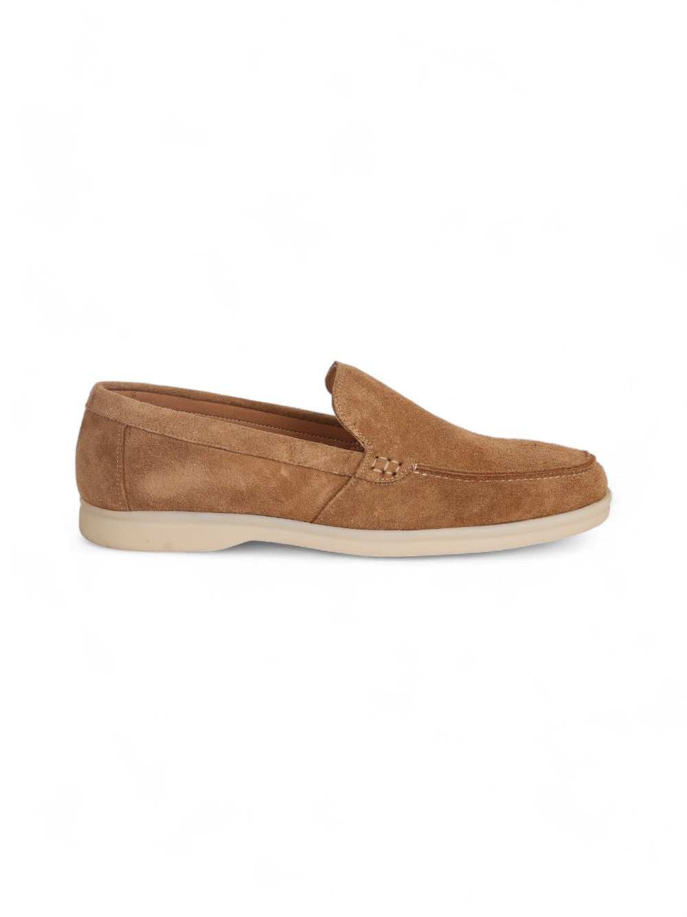 Flat Low Beige Moccasin Casual Shoes