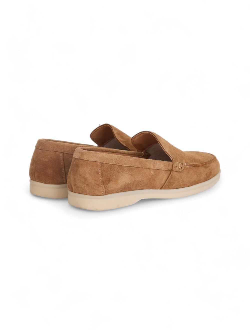 Flat Low Beige Moccasin Casual Shoes