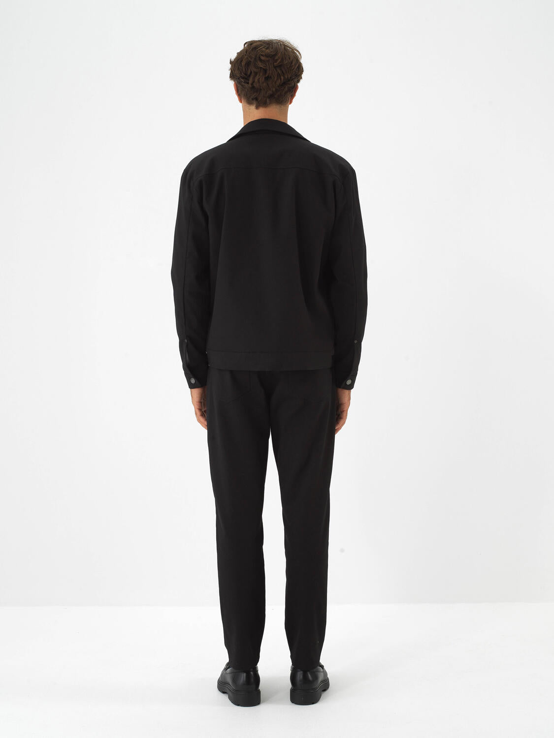 Xint Black Cotton Slim Fit Pant