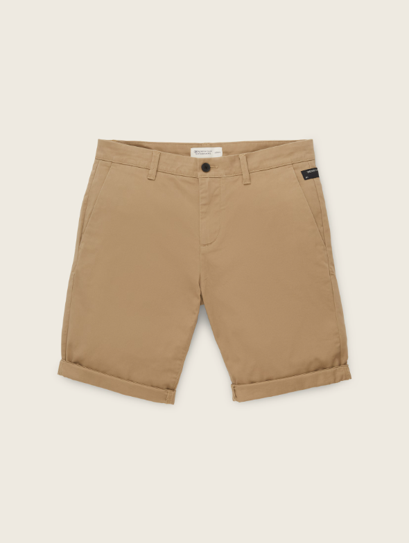 Tom Tailor Slim Fit Beige Chino Short