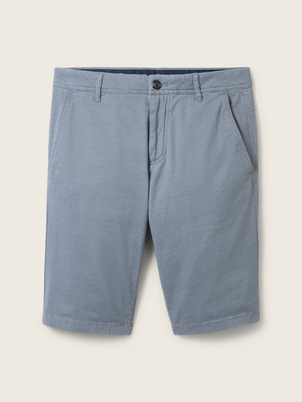 Tom Tailor Blue Chino Short With Side Pockets