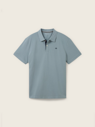 Tom Tailor Cotton Light Indigo Simple Polo