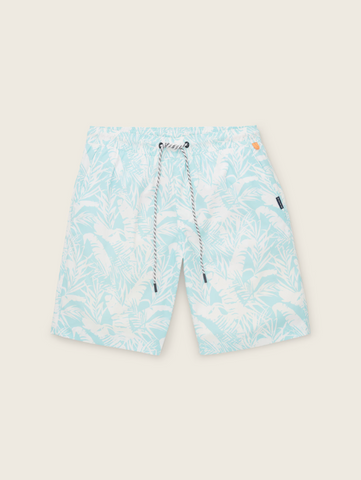 Tom Tailor Blue Swimming Short With An All-Over Print