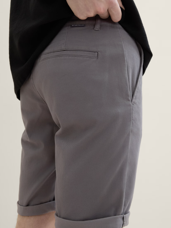 Tom Tailor Cotton Grey Chino Short