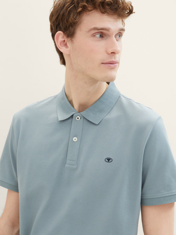 Tom Tailor Cotton Light Indigo Simple Polo