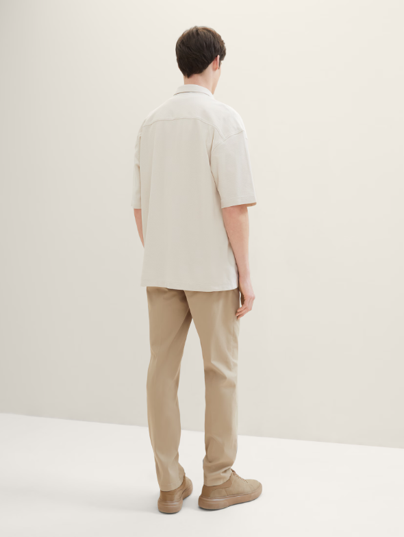 Tom Tailor Regular Tapered Beige Chinos