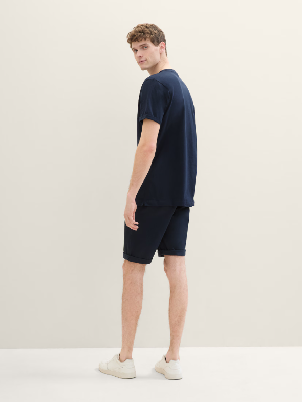 Tom Tailor Cotton Navy Chino Short