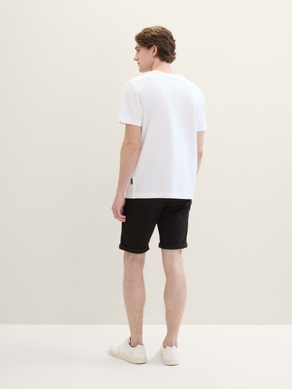 Tom Tailor Cotton Black Chino Short