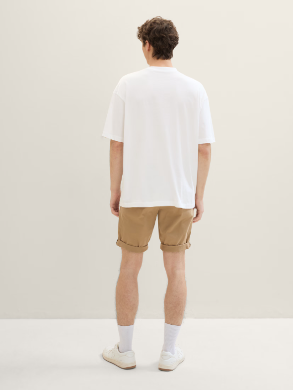 Tom Tailor Slim Fit Beige Chino Short