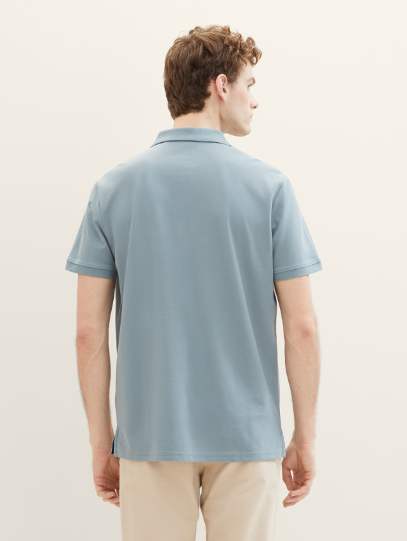 Tom Tailor Cotton Light Indigo Simple Polo