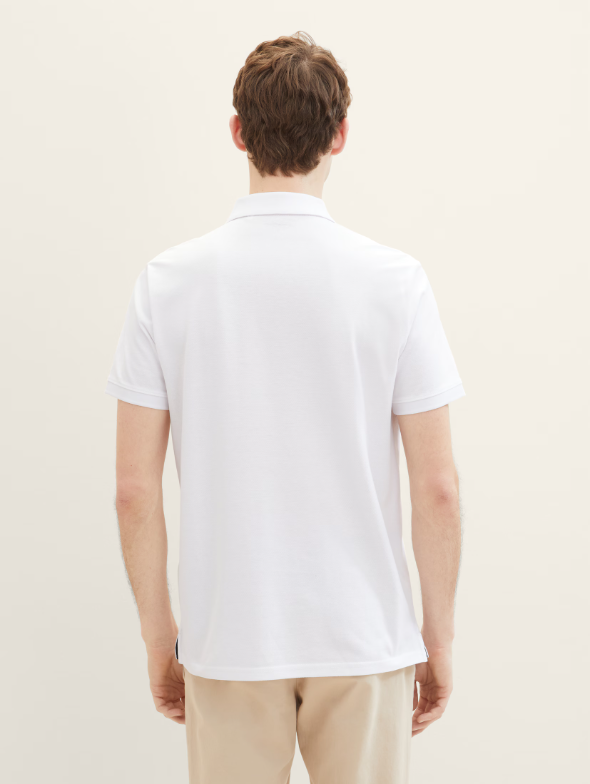 Tom Tailor Cotton White Simple Polo